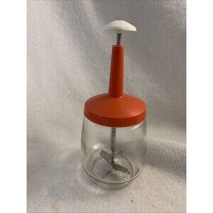 Vintage Chopper 1970's Federal Housewares Orange White Food Nut Retro USA